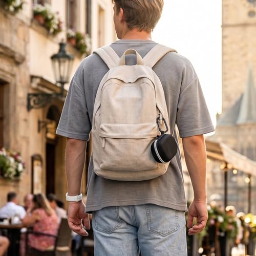 Hard Storage Bag for in Ear Monitors Features Quick Access Carabiner Clip