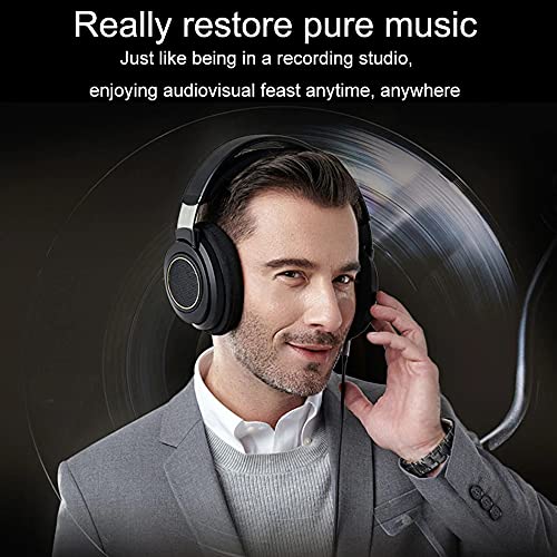 PHILIPS Over The Ear Studio Headphones for Recording Open Back Gaming Headset with Microphone Studio Monitor Headphones for PC DJ Music Piano Guitar with Detachable Mic and Audio Jack SHP9600MB - style: SHP9600MB|Performance Audio