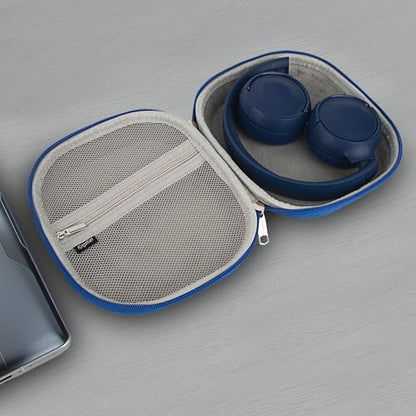 Hard Headphone Case Compatible with JBL Tune 510BT, 520BT, 525BT, 500BT, 560BT, 570BT,Tune 600BTNC, 660NC, 670NC, Travel Carrying Bag for Live 460NC, Live 400BT,T450BT, E45BT (Dark Blue
