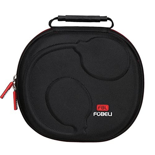 FBLFOBELI Hard Headphone Storage Case for Silensys E7 / PurelySound E7 / MOVSSOU E7 / COWIN E7 / Tapela E7 / Audonia E7 Active Noise Cancelling Bluetooth Headphones (Case Only) (Red) - color: Red