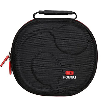 FBLFOBELI Hard Headphone Storage Case for Silensys E7 / PurelySound E7 / MOVSSOU E7 / COWIN E7 / Tapela E7 / Audonia E7 Active Noise Cancelling Bluetooth Headphones (Case Only) (Red) - color: Red
