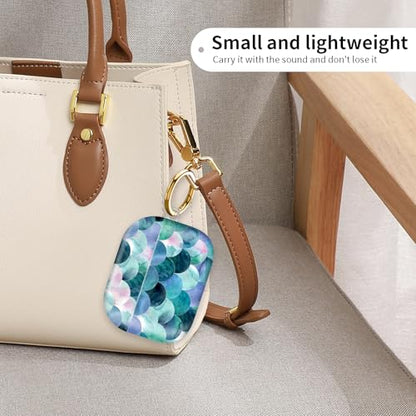 Compatiable for AirPod Pro 2nd/1st Generation Case,Lightweight & Durable Resistant Hard Case with Keychain,Stylish Design AirPod Case Cover for Women(Beautiful Green Mermaid Scales) - color: Beautiful Green Mermaid Scales