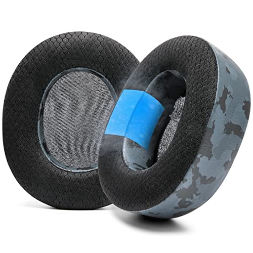 WC Freeze Nova Pro Wireless - Earpads for Arctis Nova Pro Wireless & More | Made by Wicked Cushions | Also fits SteelSeries Nova Elite & Nova Pro Omni(Doesn't Fit Other Models) | Black Camo - color: Black Camo