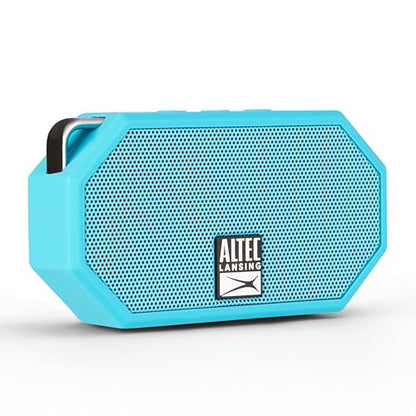 Altec Lansing Mini H2O - Waterproof Bluetooth Speaker, IP67 Certified & Floats in Water, Compact & Portable Speaker for Hiking, Camping, Pool, and Beach,Aqua - color: Aqua