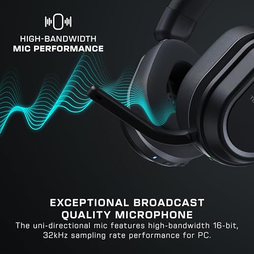 Turtle Beach Stealth 700 Wireless Multiplatform Gaming Headset for PC & PS5 | PlayStation, PS4, Mobile, Bluetooth, 24-Bit Audio, 60mm Dual Drivers, 80-Hr Battery, Noise-Cancelling Flip-to-Mute Mic, Black
