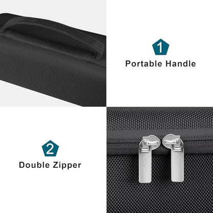 Canboc Carrying Case for Beats Pill Portable Bluetooth Speaker, Matte Black