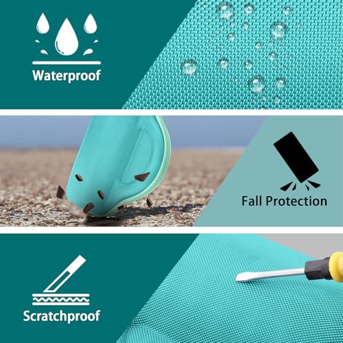 Aenllosi Hard Case for JBL Charge 6 Speaker, Mint Green | EVA case construction, Water-resistant design, Dust-resistant design, Protective case only - color: Mint Green