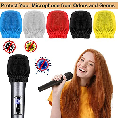 200pcs Disposable Microphone Cover, Handheld Microphone Windscreen