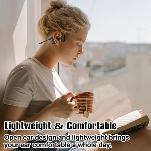 Bone conduction headphones swimming underwater IPX8 waterproof headsets bluetooth wireless built in 32GB MP3 player multi-point connection magnetic charging 240mAh large battery for 12 Hrs playtime