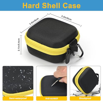 Storage Hard Case Compatible with DeWALT Bluetooth Speaker, Magnetic Clip-On Wireless Portable Mini Speaker Storage Holder Bag - Box Only