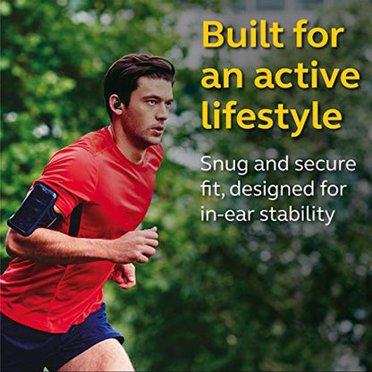 Jabra Elite Sport True Wireless Waterproof Fitness & Running Earbuds with Heart Rate and Activity Tracker - Advanced Wireless Connectivity and Charging Case - 4.5 Hour (100-98600001-02), Black