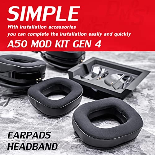 A50 GEN 4 MOD KIT Cooling Gel Ear Pads for Astro A50 GEN 4 Headset I with Headband by DIMOST - NOT FIT GEN 3