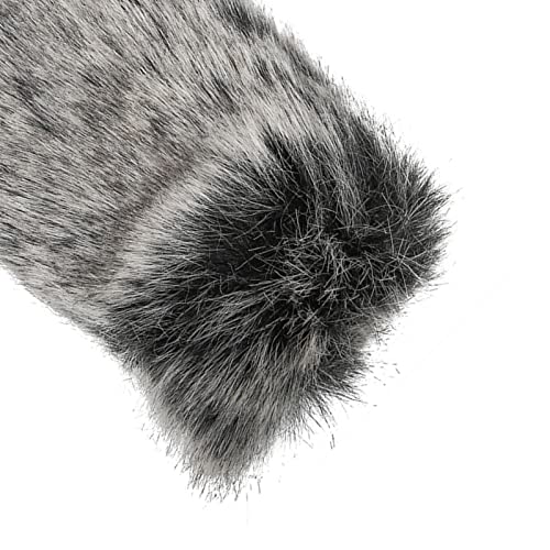 Windscreen Muff And Foam, Mic Muff Professional Windproof Microphone Furry Windscreen, Windshield Wind Muff for Videomic Video Microphone
