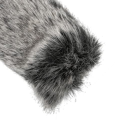 Windscreen Muff And Foam, Mic Muff Professional Windproof Microphone Furry Windscreen, Windshield Wind Muff for Videomic Video Microphone