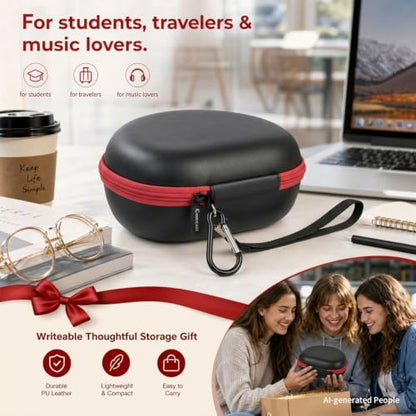 Comecase Headphone Case Compatible with JBL Tune 720BT 770NC, Black | Hard Shell Travel Storage for Foldable Over-Ear Headphones, with Mesh Pocket for Cables. Case Only, Headphones Not Included - color: Black