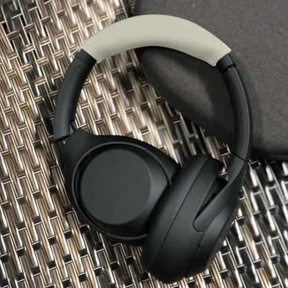 Replacement WH-1000XM4 Silicone Headband Cover Compatible with Sony WH-1000XM4, WH-1000XM3, WH-CH720N, WH-XB910N Headphones, Sweatproof & Washable Headband Cover Accessories (Beige) - color: Beige