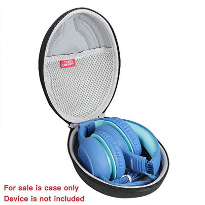 Hermitshell Hard Travel Case for MIDOLA Kids Headphones Bluetooth 5.4 Wireless Over-Ear Foldable Headset (Only Case) (Black) - color: Black