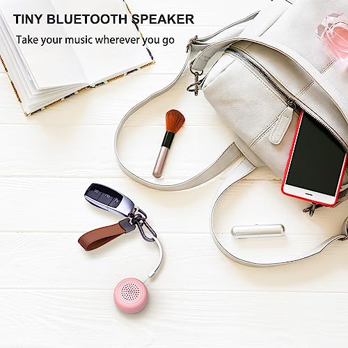 LEICEX Mini Wireless Bluetooth Speaker with Bluetooth 5.0 - Perfect for Travel & Outdoor Sound (Pink) - color: Tiny-Pink