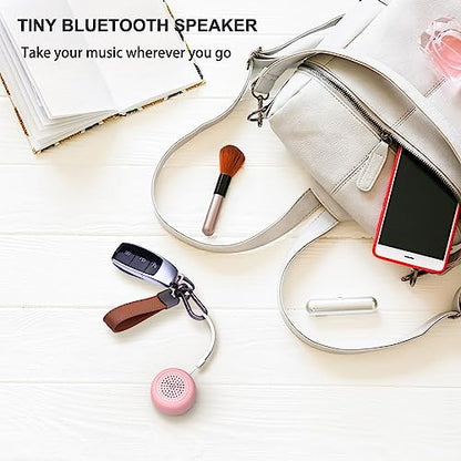 LEICEX Mini Wireless Bluetooth Speaker with Bluetooth 5.0 - Perfect for Travel & Outdoor Sound (Pink) - color: Tiny-Pink