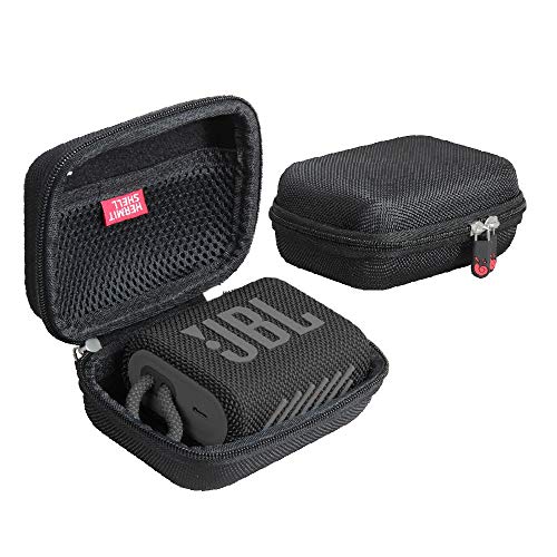 Hermitshell Hard Travel Case for JBL Go 3 Portable Bluetooth Speaker (Black) - color: Black, style: Case for JBL GO 3