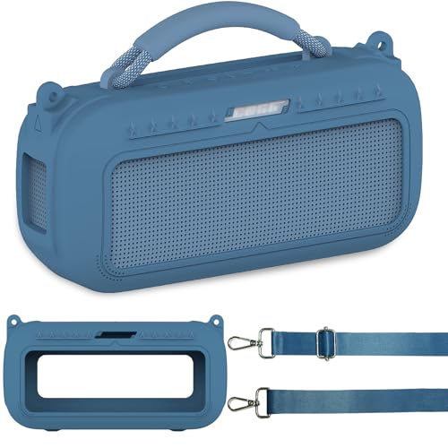 JCHPINE Silicone Cover Case for Bose SoundLink Max Portable Speaker - color: Blue Case