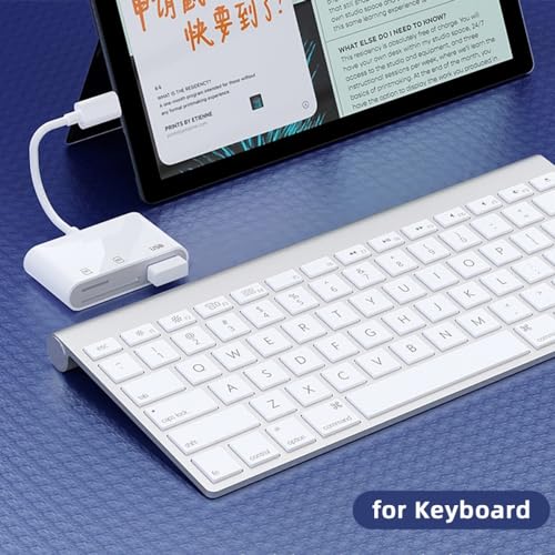 CY USB 2.0 Type C USB-C to TF Micro SD SDXC USB Female Card Reader Adapter Compatible with MAC Laptop Tablet Phone - style: SD+TF+USB