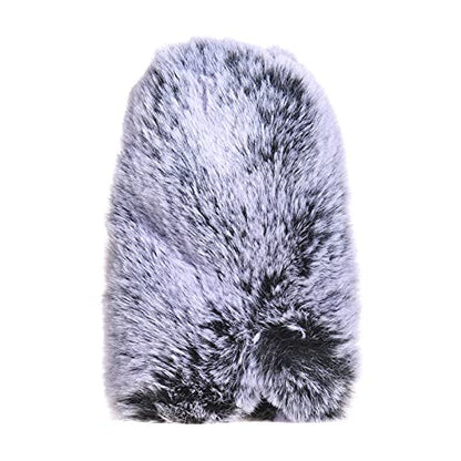 Andoer Outdoor Microphone Windscreen Fur Noise Reduction Mic Wind Muff Replacement for RODE VideoMic Pro/RODE VideoMic Pro-R/BOYA BY-BM3030/ BOYA BY-BM3031/ BOYA BY-BM3032
