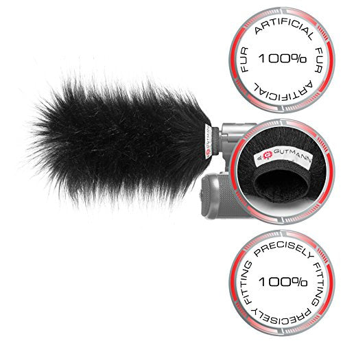 Gutmann Microphone Fur Windscreen Windshield for Sony PCM-A10 Made in Germany