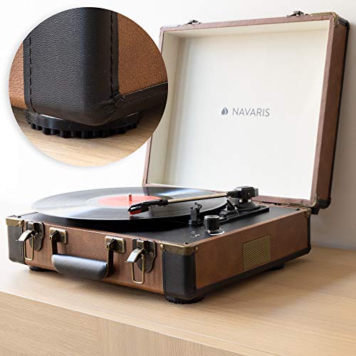 kwmobile Turntable Speaker Isolation Pads - Pack fo 4 Speaker Isolation Feet - Silicone Feet Self Adhesive for Turntable Platform Audio Equipment HiFi System Speakers Record Player