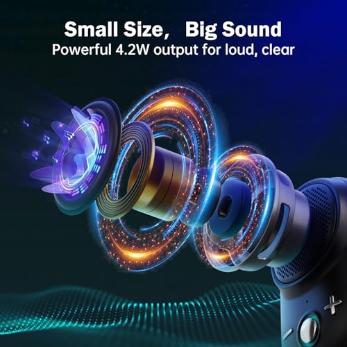 Divoom Itour-S Wearable Bluetooth Speaker, IP67 Clip-On, 10H Playtim, Black | Waterproof, Dustproof, Travel, Work, Golf, Gift Idea & Outdoor Audio - color: Black