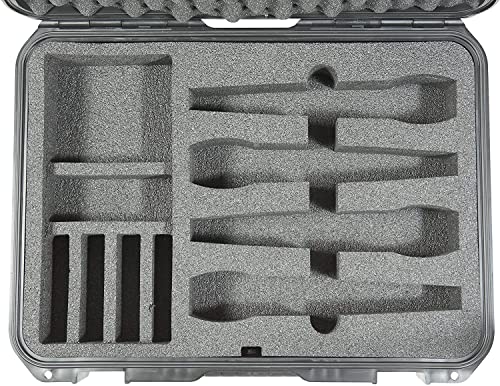 SKB 3i-1813-5WMC iSeries 1813-5 Wireless Four Mic Case | Waterproof hard shell, foam interior fits 4 handheld transmitters, travel-ready latches, impact-resistant build