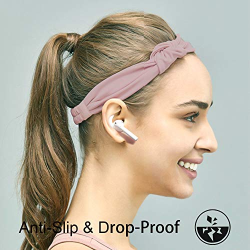 Anti-Slip Earhooks Soft Silicone Skin Compatible with Apple Headphone 2 & 1 Lightweight Sound Quality Enhancement for Headphones Outdoor Activities in-Ear EarHook 2 Pairs White & Black - color: White & Black