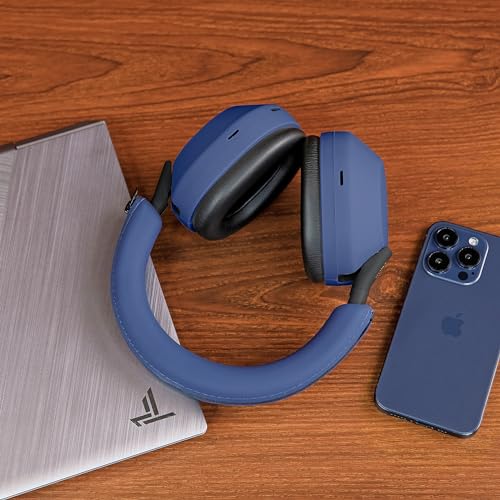 WC ShellZ XM5 - Exterior Shell & Headband Covers for Sony WH1000XM5 | Made by Wicked Cushions | Protective, Made with Premium Silicone | Blue - color: Blue