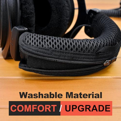 Headphones Headband Cover Compatible with DT770, DT880, DT990, DT 770 PRO, DT 880 PRO, DT 990 PRO Headphones by LTYIVABHTTW (Black Mesh Fabric)