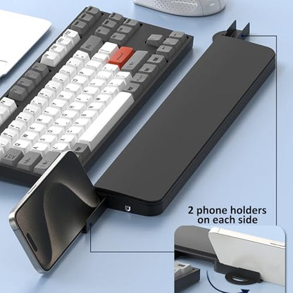 22 in1 Electronics Cleaning Kit with Ergonomic Keyboard Wrist Rest - color: Black
