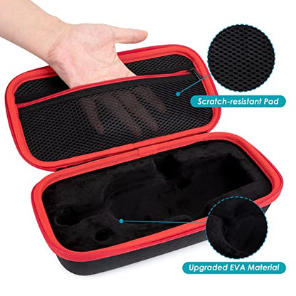 YOUSHARES MV7 Microphone Case Bag with Mic Cover Foam - Mic Case Hard Carring Case with Windshield Compatible with Shure MV7 USB Condenser Microphone - color: Microphone Case Bag