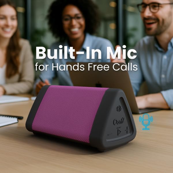 OontZ Angle 3 Gen 4 Portable Bluetooth Speaker, 12W, 24-Hour Playtime, Pink | Compact 12W Bluetooth speaker with clear sound, 24-hour playtime, 100-ft range, IPX5 waterproof, AUX Input. - color: Pink