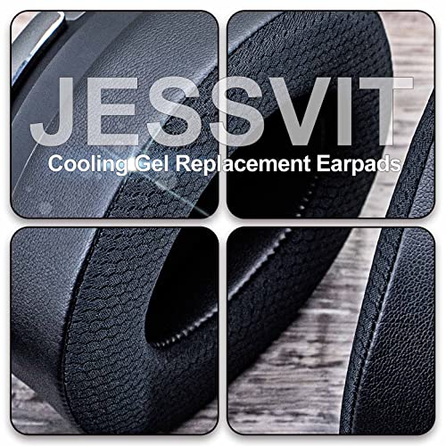 Earpads for Virtuoso RGB Wireless, XT, SE | Oval Shape Enlarged Bigger Inner Hole (Cooling Gel Mesh Black)