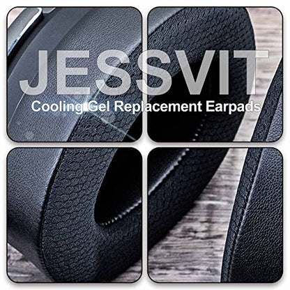 Earpads for Virtuoso RGB Wireless, XT, SE | Oval Shape Enlarged Bigger Inner Hole (Cooling Gel Mesh Black)