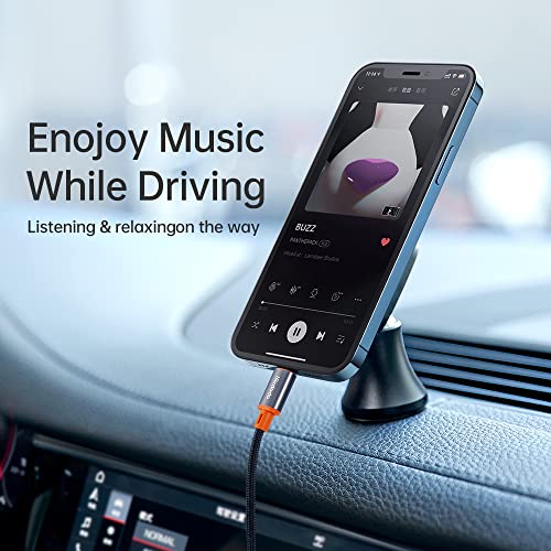mcdodo AUX Cord Cable for iPhone Lightning to 3.5 mm Audio Cable for Car/Headphone/Speaker Compatible with iPhone 14 13 12 11 Pro Max Mini XR XS 8 iPad iPod