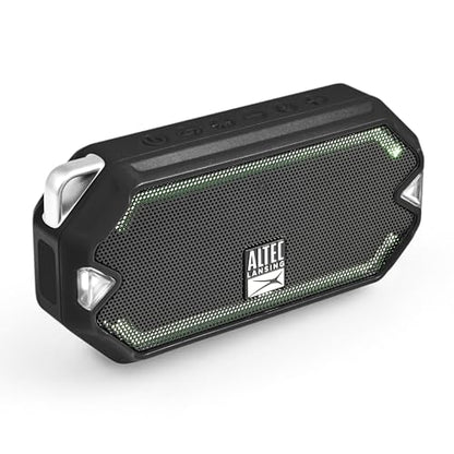 Altec Lansing - Portable Bluetooth Speaker, Waterproof IP67 - color: Black
