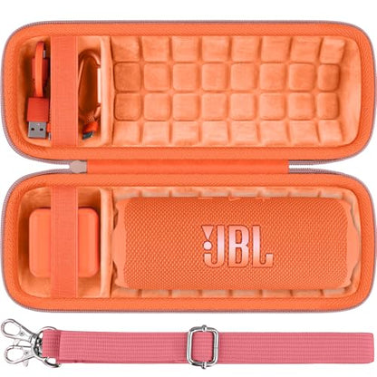 Hard Case for JBL Flip 7 Portable Wireless Bluetooth Speaker - color: Golden Oranger Case