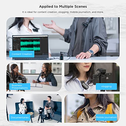BOYA by-XM6 Wireless Lavalier Microphone, 328ft Range, 2.4GHz Wireless Microphone for Camera Phone Video Recording Facebook Live YouTube, Tiktok, Vlogging, Interview Podcast - size: 3.5mm Jack(RX+TX)