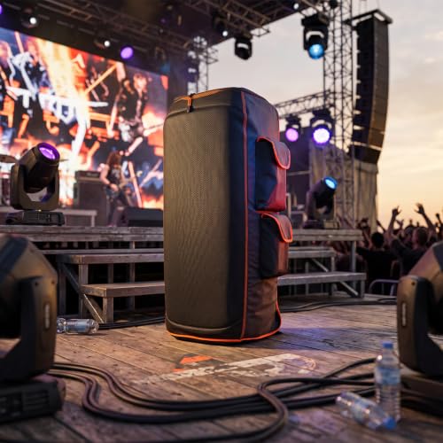 Protective Cover for PartyBox 720 Speaker Double-Layer Shield, Scratch-Resistant, Dust proof Shell, Custom Fit Speaker Jacket, Breathable Mesh Sleeve, w/4 Storage Pockets (Partybox 720)