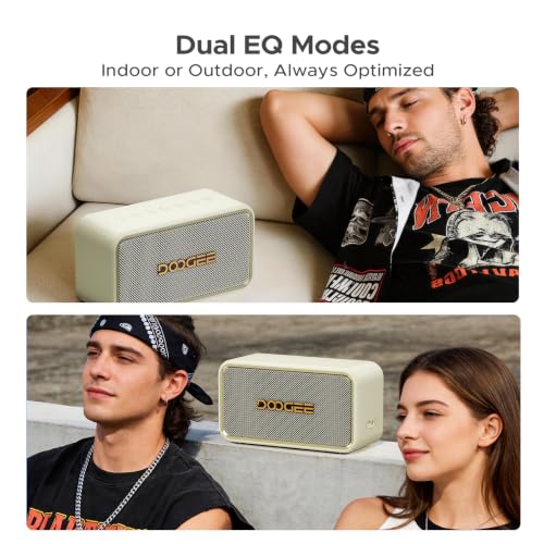 Field Rush Portable Speakers, 130W Peak Wireless Speaker with 2.1 Stereo Sound, Big Sound and Deep Bass, 28H Playtime Outdoor Speaker, IP67 Waterproof, TWS Pairing EQ Modes for Home/Party/Beach White - color: White