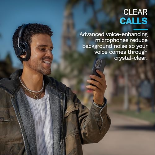 JLab JBuds Open Wireless Headphones – Open-Ear, Comfortable All-Day Fit, 24+ Hour Playtime, Immersive Sound, Bluetooth Headphones with App Control, Black - color: Black