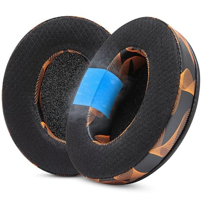 WC Freeze - Cooling Gel Earpads for ATH M50X / SteelSeries Arctis/HyperX | Made by Wicked Cushions | Fits SteelSeries Arctis, ATH M50X, Turtle Beach Stealth & More. Cooler for Longer | Kinetic Wave - color: Kinetic Wave