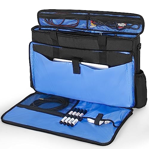 AKOZLIN Padded Gig Bag Controller Travel Shoulder Bag 23”×3.54”×14.2” Fit For Pioneer DDJ SR SR2 RR Denon MC4000 Numark NVII DJ Mixer Case - size: 23”×3.54”×14.2”