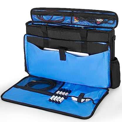 AKOZLIN Padded Gig Bag Controller Travel Shoulder Bag 23”×3.54”×14.2” Fit For Pioneer DDJ SR SR2 RR Denon MC4000 Numark NVII DJ Mixer Case - size: 23”×3.54”×14.2”