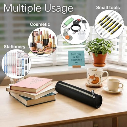 Cosmos Neoprene Case Bag Holder Zipper Pouch for Stylus Pen, Black Color with Gray Zipper - color: Gray Zipper